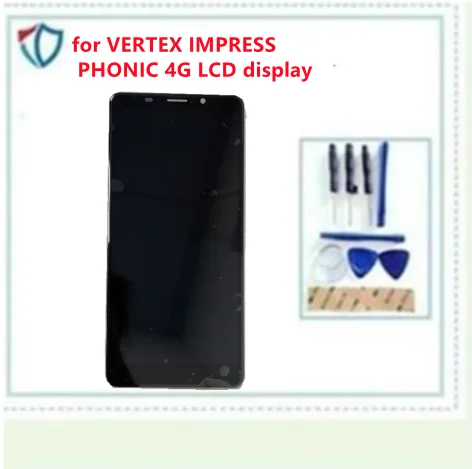 Для VERTEX IMPRESS PHONIC 4G ЖК-дисплей с сенсорным экраном дигитайзер стекло монтажные