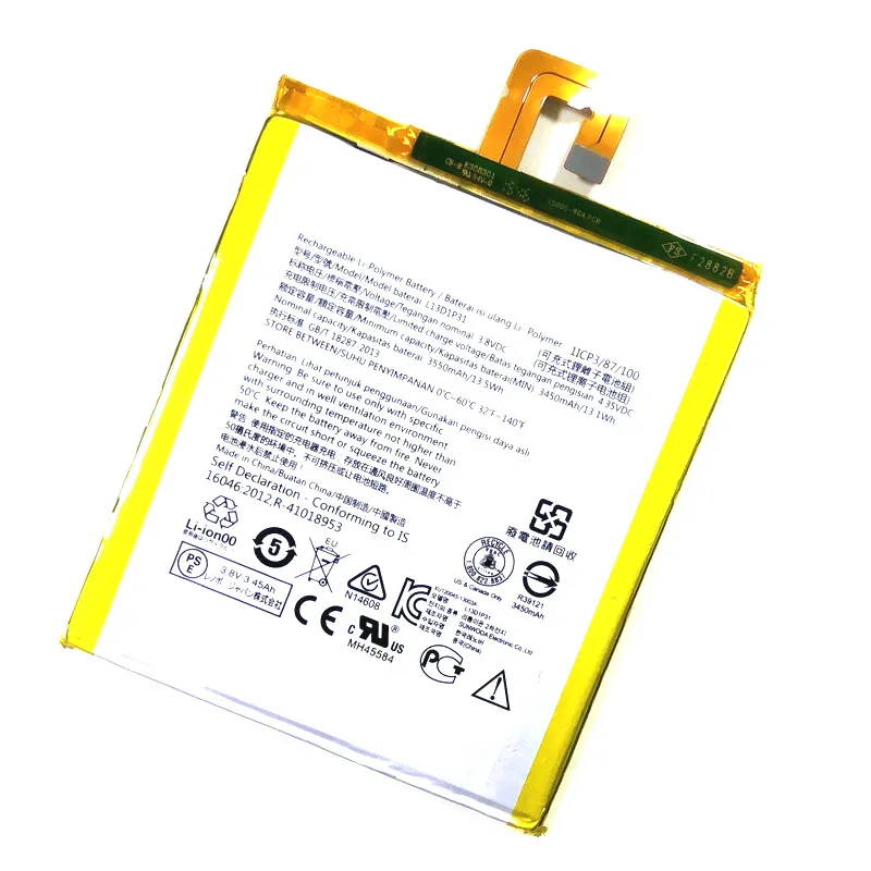 Новый высококачественный аккумулятор L13D1P31 3550 мА/ч для Lenovo LePad S5000 планшетный ПК с