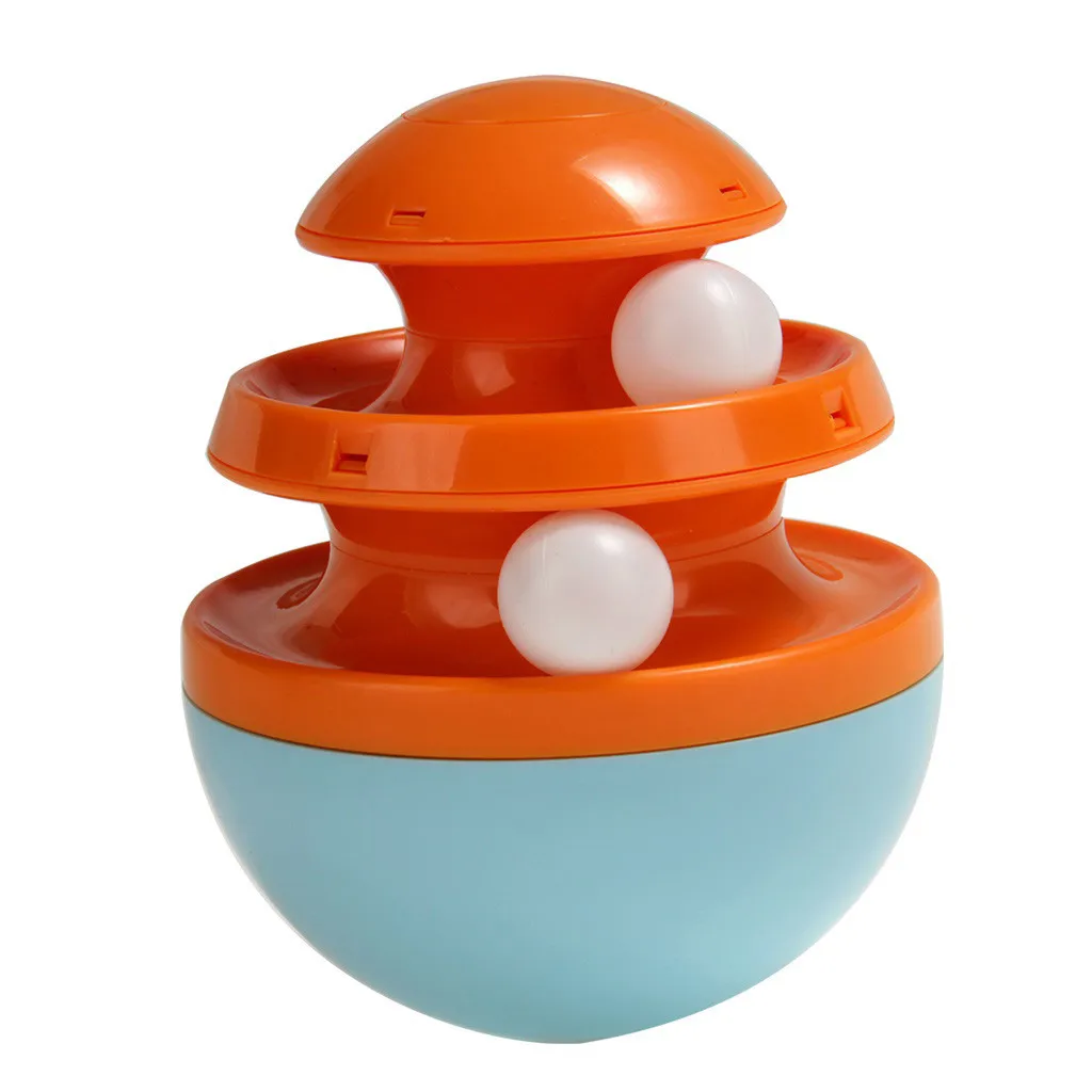 Интерактивная игрушка для кошек IQ Treat Ball умнее игрушки для домашних животных пищевой шар диспенсер для еды для кошек игровые мячи принадлежности для домашних животных