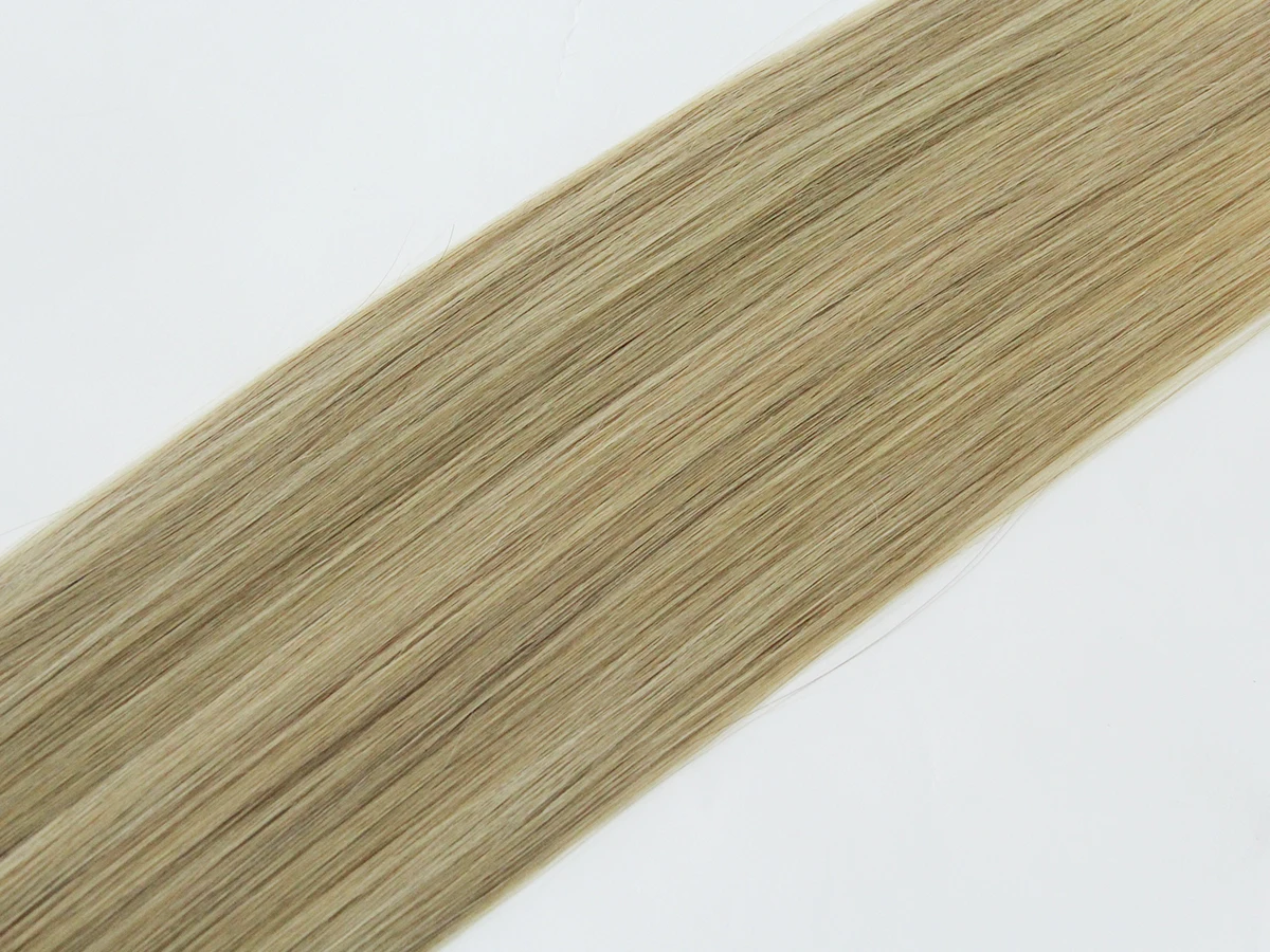 I Tip Hair Extension Blonde Mixed 100% Virgin Remy Cuticle Human Hair Double Drawn
