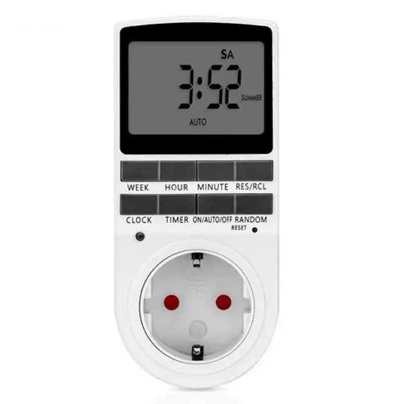 Electronic Digital Timer Switch EU UK US  Kitchen Timer 24 Hour Cyclic Programmable Timing Socket Energy Saving Digital Kitchen