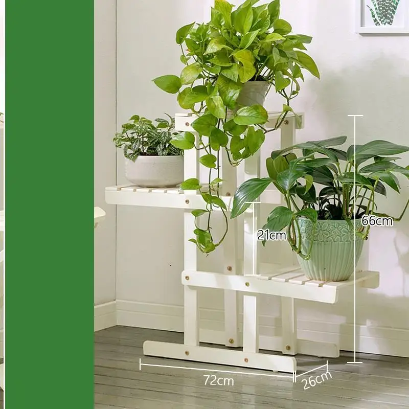 MODEL B Estanteria Escalera Suporte Flores Stojaki деревянный Rak Bunga Крытый открытый балкон Цветочная полка Stojak Na Kwiaty стойка для растений - Цвет: MODEL B