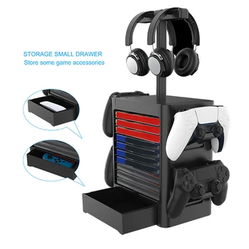 

Multifunctional Gamepad Controller Tower Bracket Holder for Nintend Switch PS5 Electronic Machine Accessories