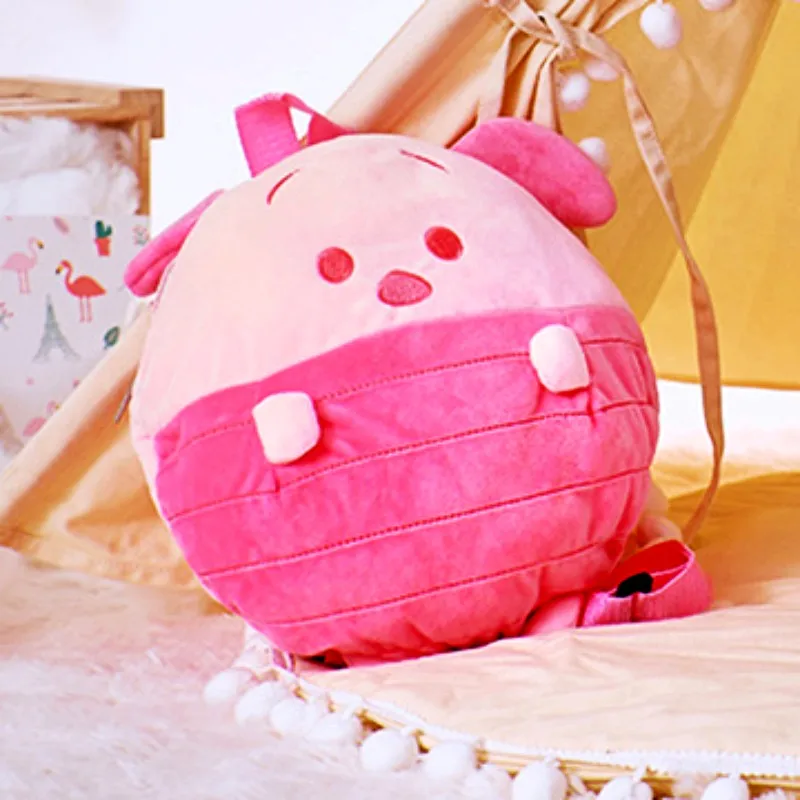 Q Tigger Piggy Dumbo Детский рюкзак 25 см милый детский открытый детский сад сумка мягкий хлопок подарок плюшевая игрушка мальчик девочка