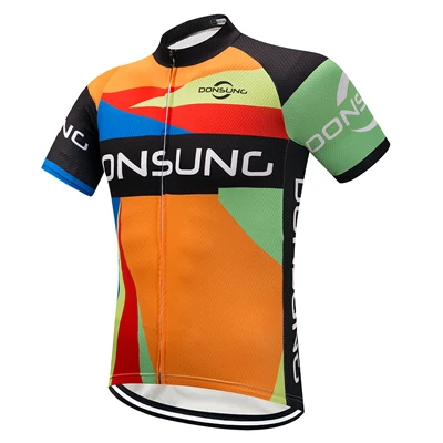 DS007J Cycling Jersey Men Summer Short Sleeve Bike Jersey Men Lycra Bicycle Jersey for Men Ciclismo Hombre Manga Corta Completos - Цвет: DS007J