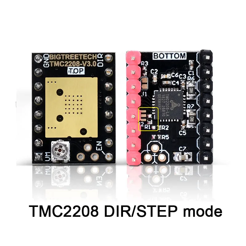 5 шт. BIGTREETECH TMC2208 V3.0 шаговый двигатель драйвер 3d принтер части TMC2130 TMC2209 TMC5160 для SKR V1.3 V1.4 MKS GEN Ramps 1,4 - Цвет: STEP DIR mode