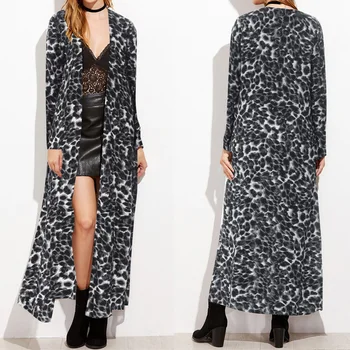 

Bohemian Kimono Cardigan Women's Print Long Shirts ZANZEA Leopard Beach Kimono Cape Female Casual Open Front Summer Tops S-5XL