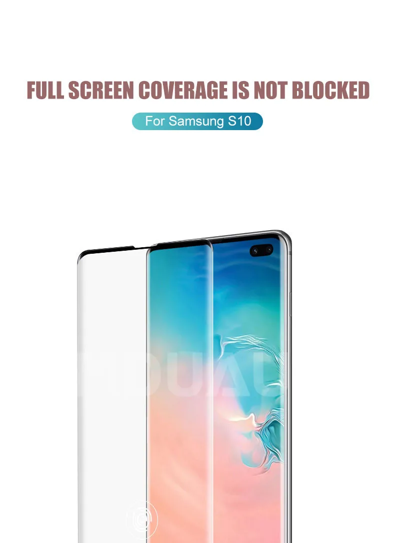 30D полное покрытие из закаленного стекла для samsung Galaxy S10 S9 S8 Plus S10e S7 Edge A6 A8 Защитная пленка для экрана