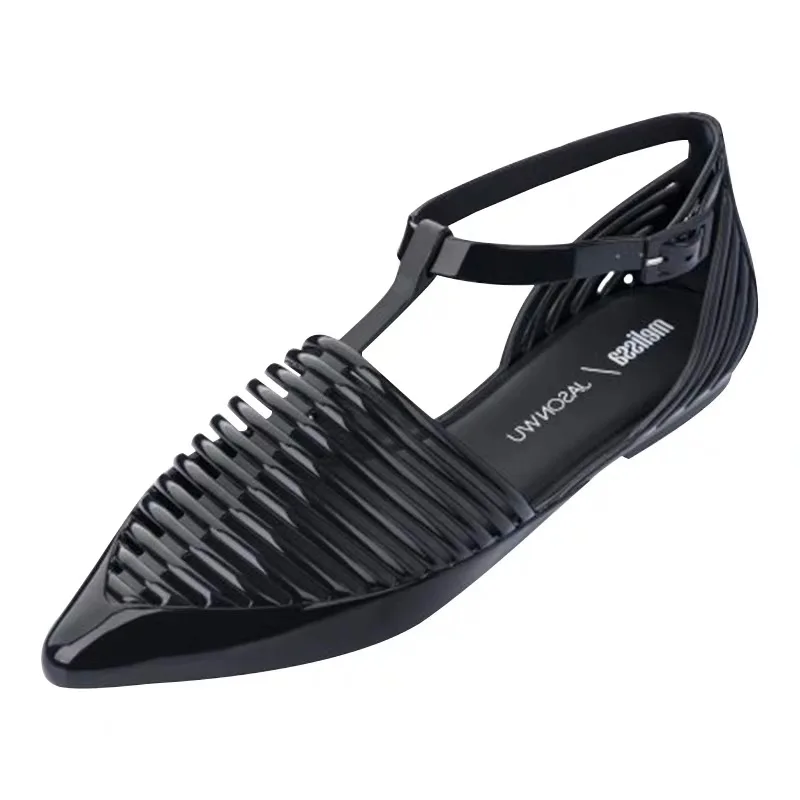 Melissa Ultragirl/Новинка года; женские сандалии на плоской подошве; Брендовая обувь melissa для женщин; прозрачные сандалии; женская прозрачная обувь; chaussures femme - Цвет: as picture