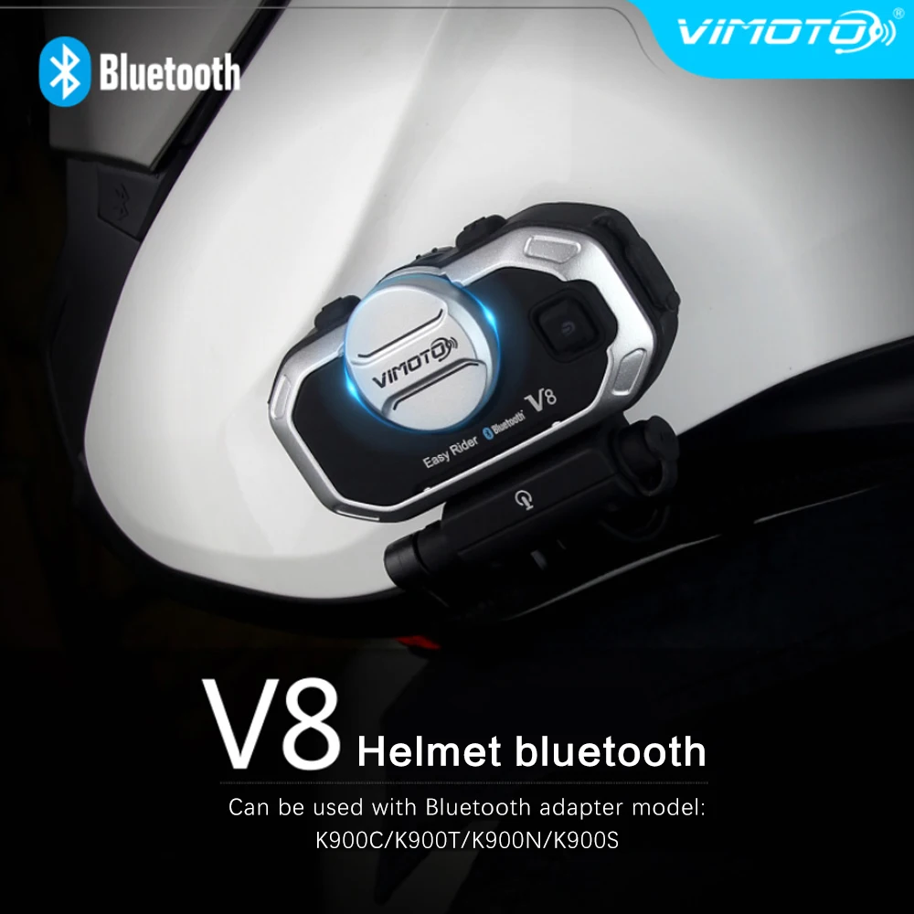 Rider vimoto V8 шлем Bluetooth английская версия легкая гарнитура мотоциклетные стерео наушники для мобильного телефона и gps 2 способ радио