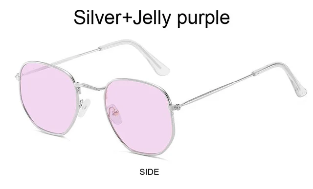 Designer Square Sunglasses For Men - Classic Metal Polygon Shades_voghion.com