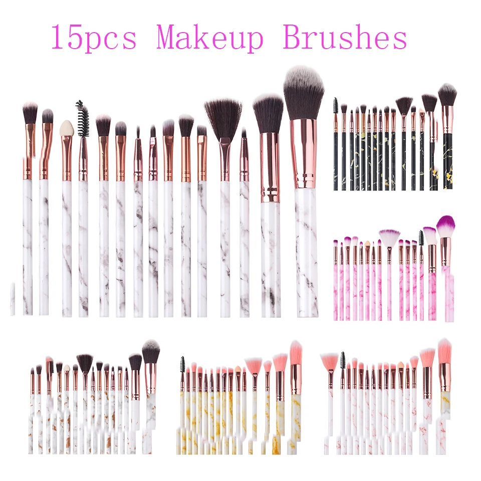Makeup Brush Set Makeup Brush Makeup Tool Set Makeup Tool 5/7/15/20Pcs Makeup Brushes Tool Set Cosmetic Powder Eye Shadow Foundation Blush Blending Beauty Make Up Brush Maquiagem