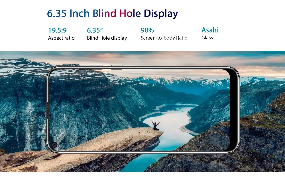 OUKITEL C17 Pro 4G мобильный телефон Тройная задняя камера 6,3" 4 Гб 64 Гб восьмиядерный смартфон 3900 мАч Android 9,0 разблокировка лица сотовый телефон