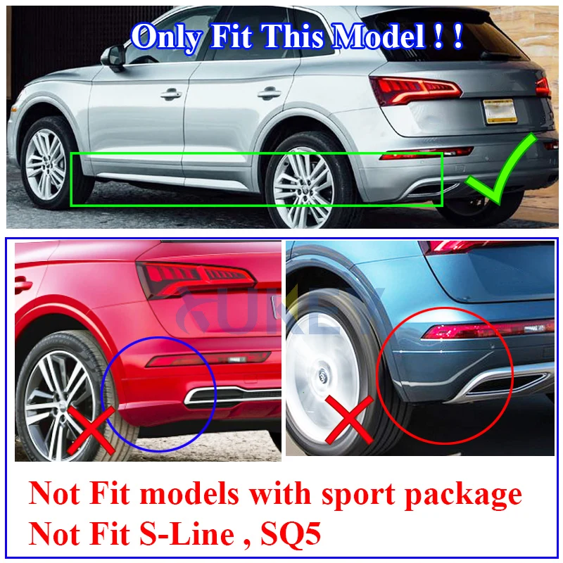 Литые Автомобильные Брызговики в стиле OE для Audi Q5 FY, брызговики, брызговики, аксессуары для брызговиков, автостайлинг