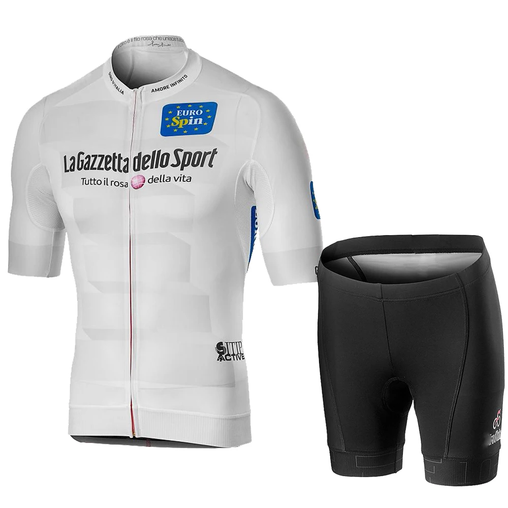8 Tour De Italia Italy, мужская летняя одежда для велоспорта, дышащая футболка с коротким рукавом, комплект для велоспорта, шорты на лямках, MTB рубашка, Ropa de ciclismo - Цвет: 8