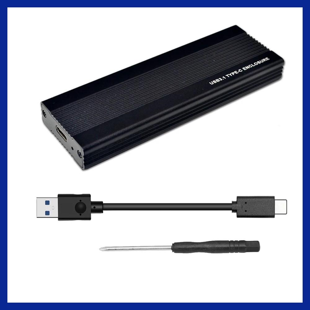 M2 SSD чехол NVME USB корпус накопитель mSATA SSD коробка M.2 чехол адаптер USB 3,1 Gen 2 внешних M 2 Коробка для NVME M ключ 2242/2260/2280 M2 чехол
