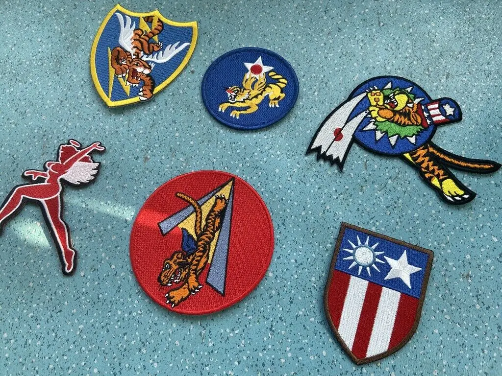 tomwang2012. Full Set Us Air Force Chinese American Volunteer Group Flying Tigers Badge Patch