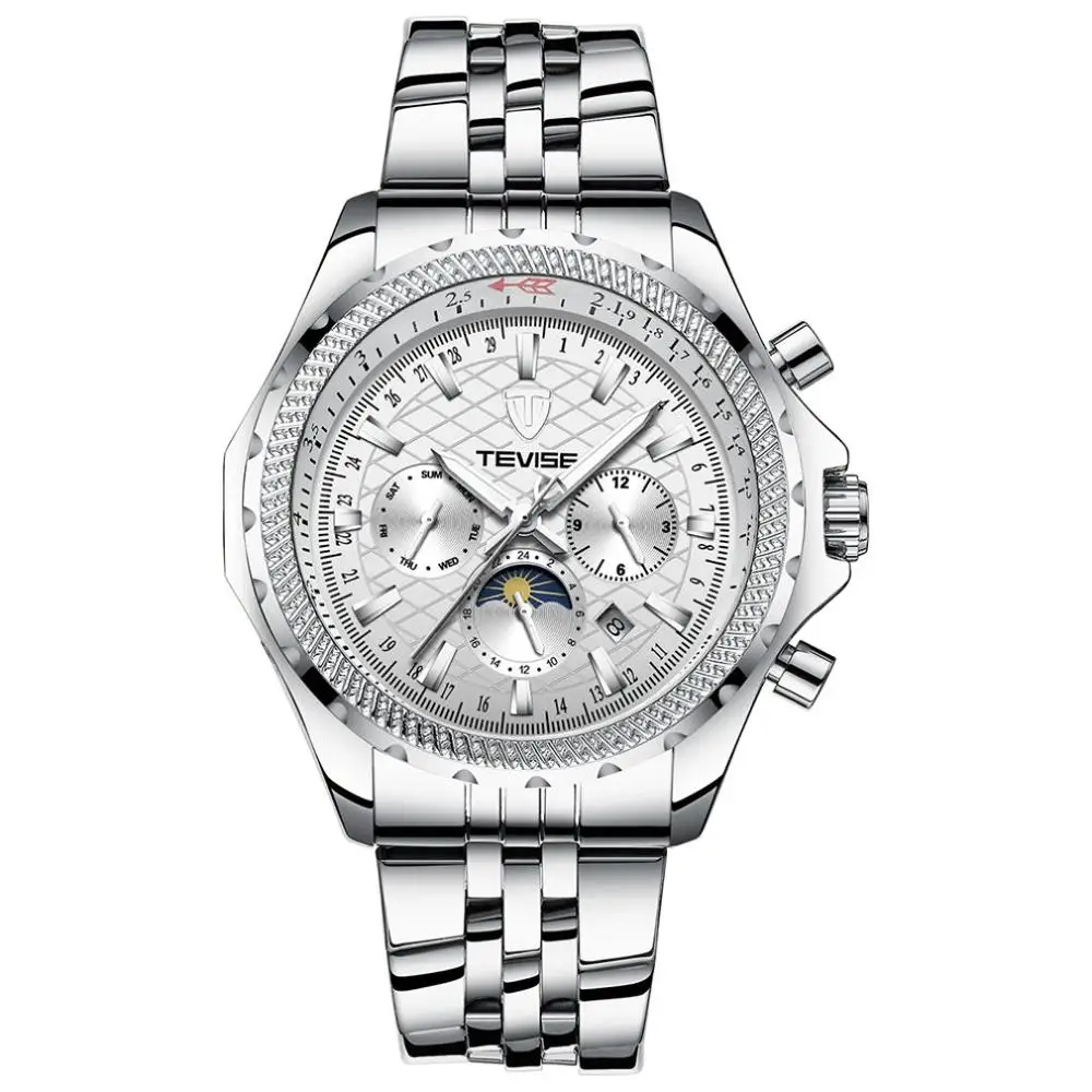 

Luxury Men'S Business Mechanical Watch Automatic Mechanical Men'S Business Watch Multi-Function Waterproof Fashion Watch