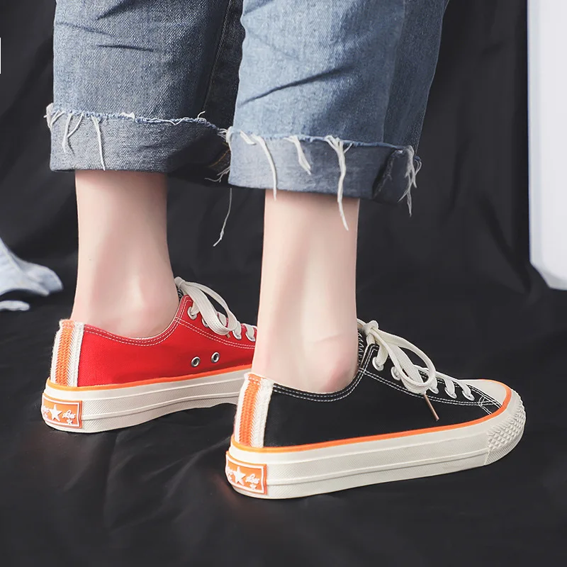 

Mandarin Duck Canvas Shoes Women's 2019 Spring Summer New Style Korean-style Versatile COUPLE'S Shoes Students Cool Women Shoes