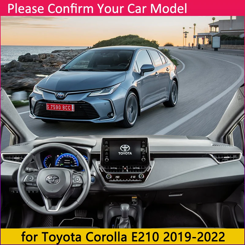 Для Toyota Corolla E210 210 Противоскользящий коврик на приборную панель солнцезащитный коврик защита ковра анти-УФ аксессуары для автомобиля