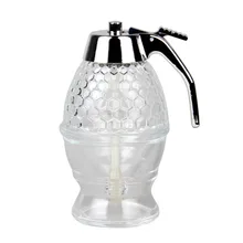 200 мл стекло 1 чашка пчелиный улей акриловый МЕДОВЫЙ СИРОП диспенсер банка с подставкой для домашней кухни семья завтрак барная посуда