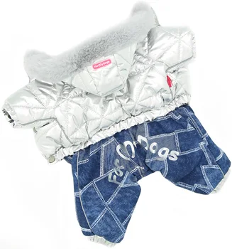 

FOR MY DOGS FOR MY DOGS jumpsuit dog silver / blue for boys FW667-2019 M