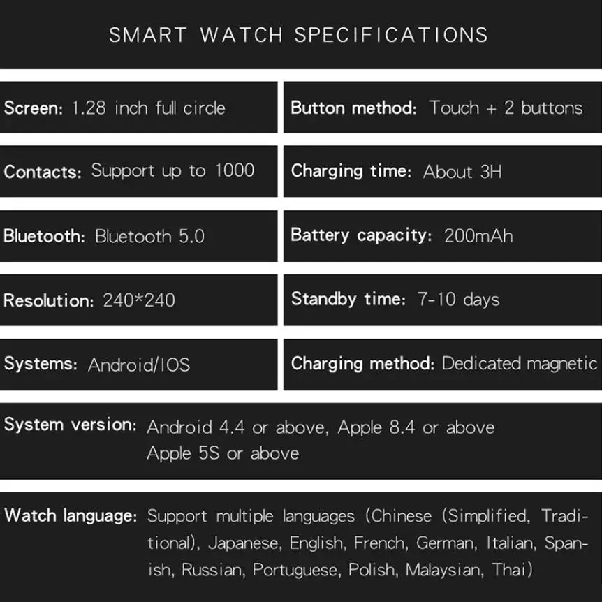 CAH20072902O_CK29 Round Thin 1.28 Screen Smart Watch Bluetooth Touch Waterproof IP67 Smart Band Call Temperature Multi-dials Smart Bracelet (21)