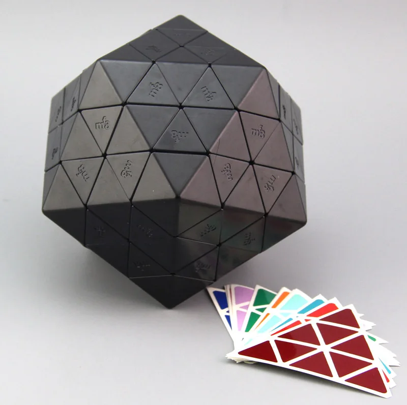 Mf8 Кубик Рубика It Icosahedral Abnormity Cube II черно-белый с узором Mf8 профессиональная Коллекция-Кубик Рубика Abnormity
