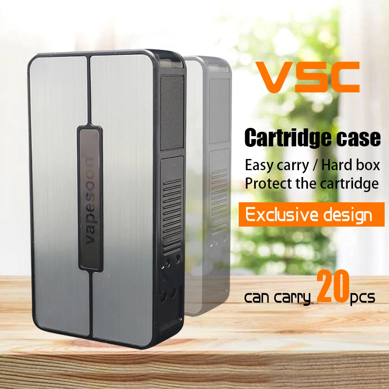 

vapesoon iQO cartridge carry case protect the popular heating tobacco cartridge Pocket carry Box regular tobacco