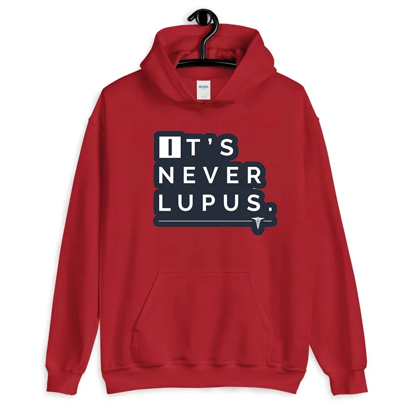 16 It's Never Lupus толстовка мужская Dr House хлопковая толстовка House MD Толстовка Harajuku модный топ с длинными рукавами Tumblr одежда с принтом - Цвет: 16