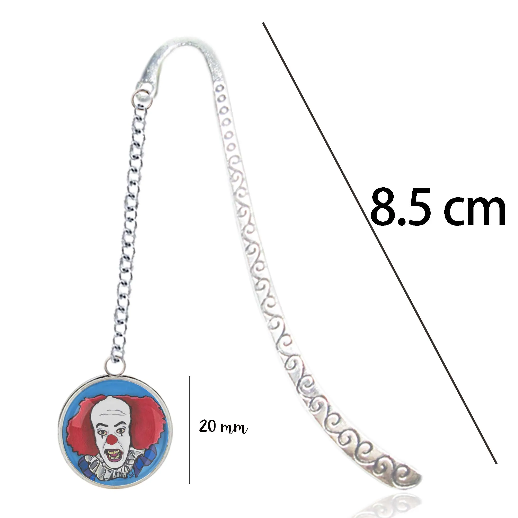 Stephen King IT Bookmark Book Cover Movie The Losers Club Turtle Pendant Quotes Art Show For Fans Marque Page Mate Marker