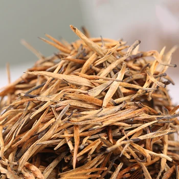 

Free Shipping Black Tea Top Grade Wild Yunnan Gold Needle Dian Hong Golden Tip China Dianhong Black Tea