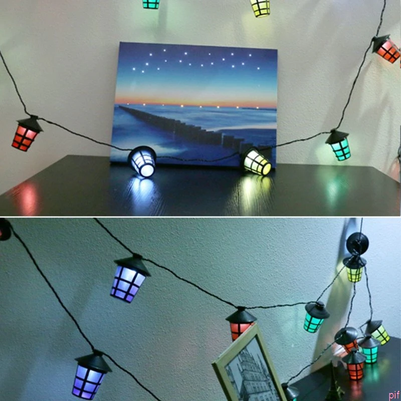 8.2FT 10LED Солнечная гирлянда фонари лампы для сада рождественской вечеринки декор