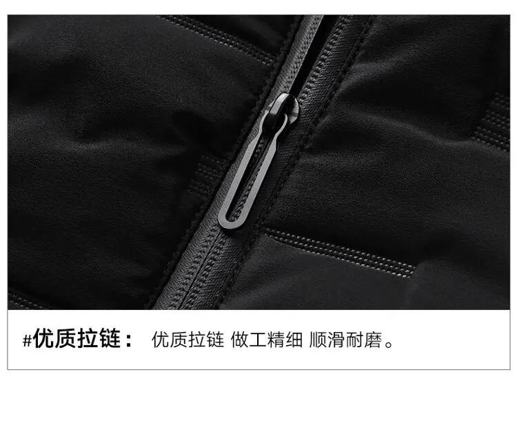 Winter 2021 New Men's Fashion Trend Hooded Coat Slim Leisure Warm Men's High-Quality Versatile Cotton-Padded Jacket Size M-4XL down coat