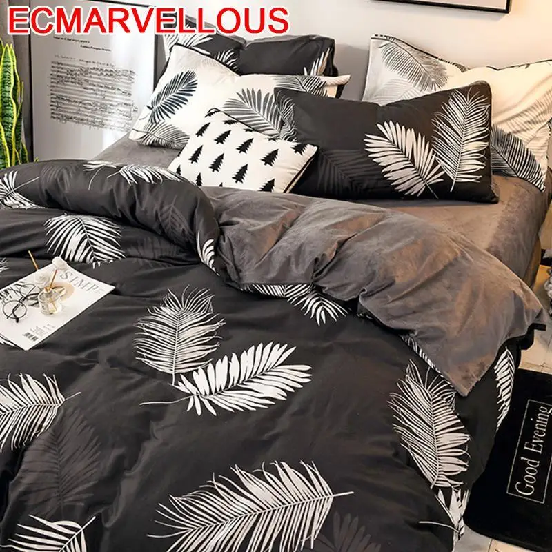 Jogo Fundas Nordicas Matrimonio Queen King Size Colcha Casal хлопковое постельное белье Roupa Ropa De Cama простыня