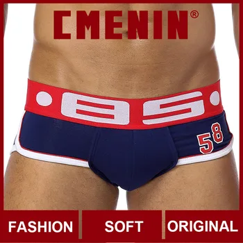

Free Shipping Sexy Underwear Men Jockstrap Briefs Cotton Gay Men Bikini Underware Transparent Cueca Male Panties Underpants BS39