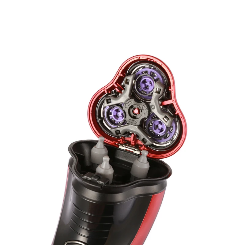 Аккумуляторная бритва для мужчин триммер бороды водонепроницаемая 4D