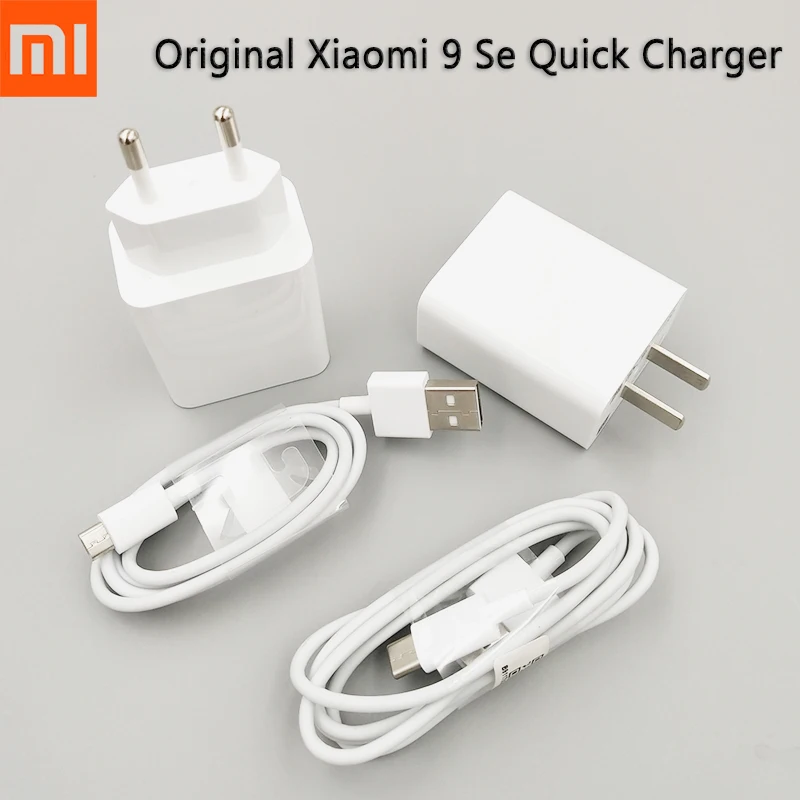 Быстрое зарядное устройство Xiaomi Mi 9 SE QC3.0 18 Вт адаптер для быстрой зарядки с
