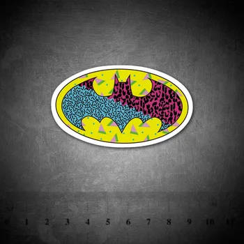 

Colorful Batman Sign Cartoon Stickers Waterproof For Luggage Car Guaitar Skateboard Phone Laptop Bicycle Moto Kids Sticker