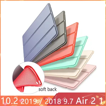 

For ipad air 2 case 2018 9.7 Funda for ipad 10.2 case Silicone Soft Back 2017 Pu Leather Smart Case for iPad 6th generation Case