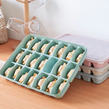 

Carefully Selected Refrigerator Storage Box Multilayer jiao zi he Household with Lid Plastic Transparent Large Size Food Freshne