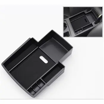 

Car Center Console Armrest Box Glove Box Secondary Storage Compatible with Audi Q5 2008-2015