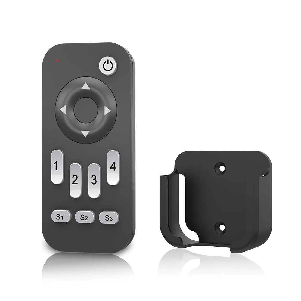 16 Key RF 2.4G Wireless Remote Controller 4 Zones to Control Single Color LED light Strip Dimming Lamp Lighting Without battery - Color: RA1-2.4G