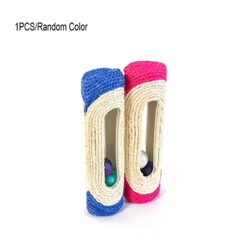 

Cat Scratcher Rolling Tunnel Sisal Ball Caught With 3 Ball Toys for Cat Interactive Training Crabs Toys