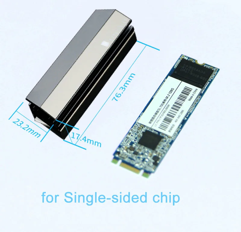 Твердотельный жесткий диск Jonsbo M.2 радиатор теплопроводящие вставки NVMe 2280SSD