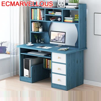 

Escritorio De Oficina Schreibtisch Office Bed Notebook Standing Desk Tablo Mesa Laptop Stand Computer Table With Bookcase