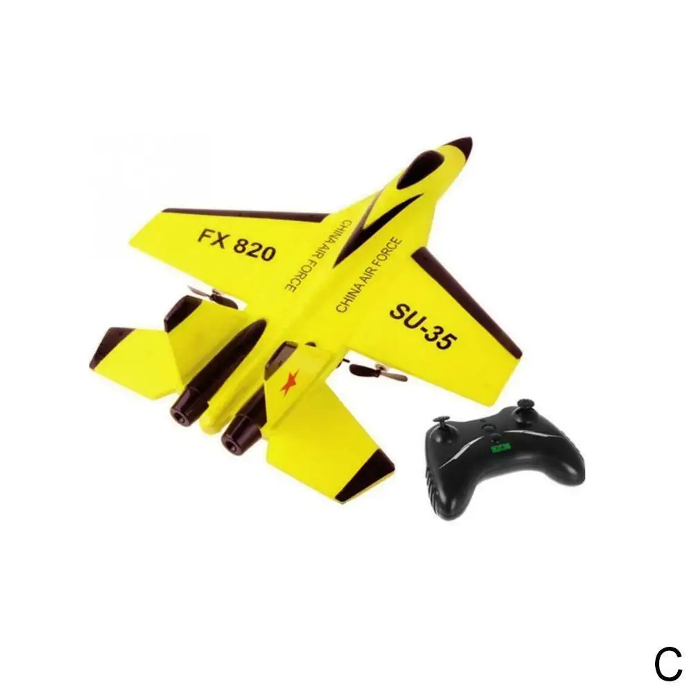 Радиоуправляемый игрушечный самолёт EPP ремесло пены Электрический Открытый RTF радио дистанционное управление толкающее устройство для хвоста Model модель самолета для мальчика - Цвет: C