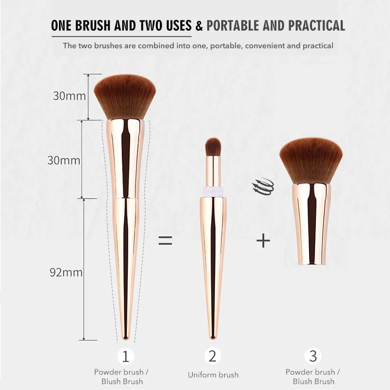 2 в 1 многофункциональная кисти для макияжа Make Up инструменты набор кистей для макияжа Профессиональный набор кисточек для макияжа лица кисти для макияжа