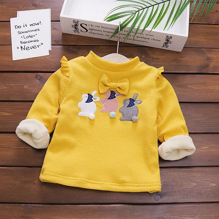 Зимний Детский свитер; теплая одежда для маленьких мальчиков и девочек; детский утепленный бархатный джемпер; детская теплая одежда с длинными рукавами