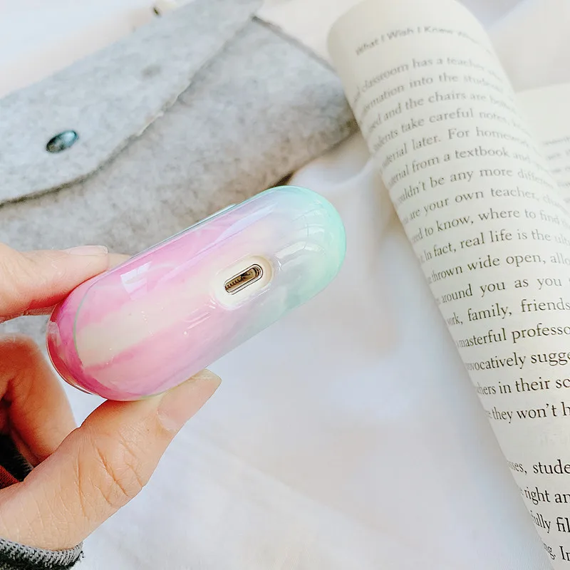 3D мраморный чехол для Airpods Pro Чехол беспроводной Bluetooth чехол для airpod 3 чехол для Apple Air Pods Pro Fundas Coque